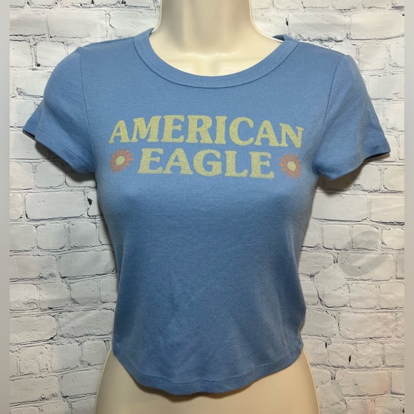 American Eagle Outfitters Tops - American Eagle Hey Baby Tee Size Small